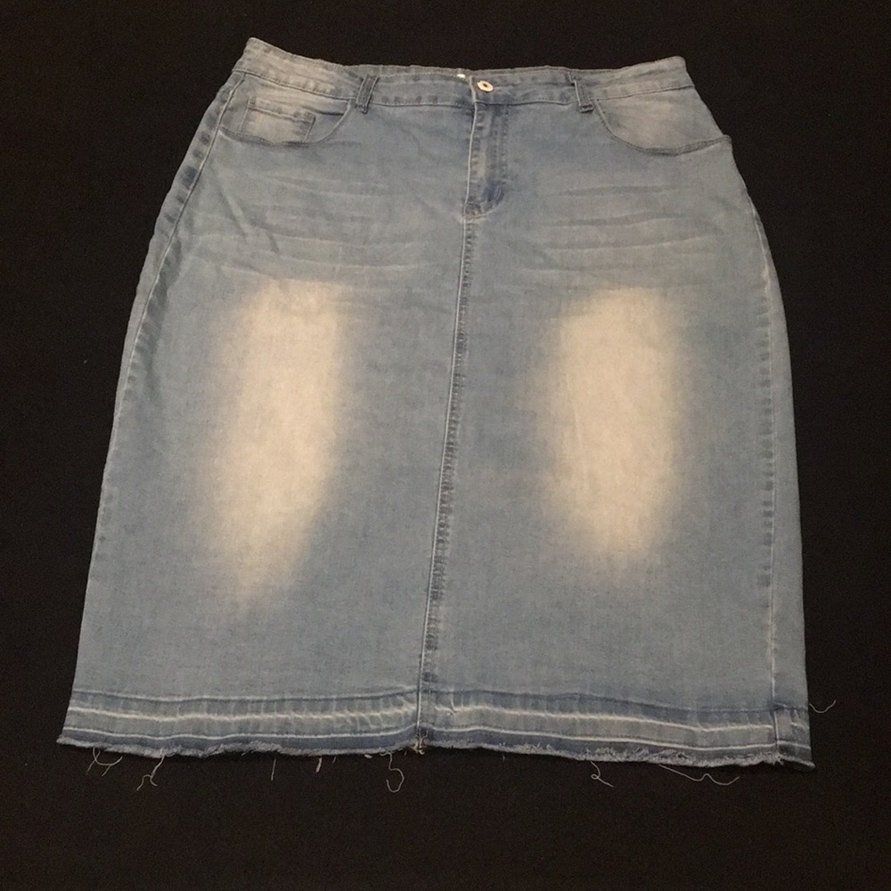 Denim Skirt - Mid length
